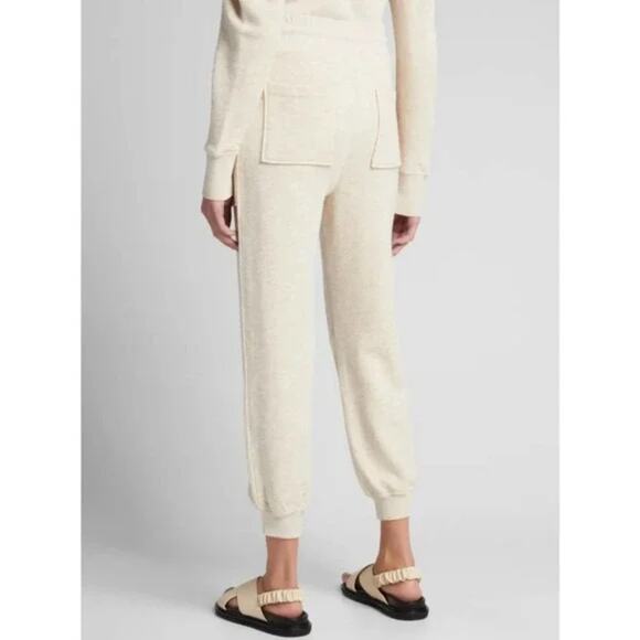 Ulla Johnson Charley Cotton cream joggers size large - Picture 2 of 5